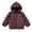 Wine, variant on FAOWME Baby Winter Coat With Hood Children Jacket Long Sleeve Lightweight Jacket 6 Months 3 Years 12-18 Months