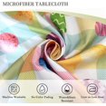 thumbnail image 4 of Easter Round Tablecloth 60 Inch Easter Eggs Decorate Round Tablecloth Washable Microfiber Tablecloth Decorative Table Covers for Picnic Party, 4 of 6