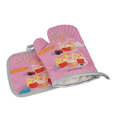 

WEPRO Oven Mitts And Pot Holders Sets Heat Resistants Oven Mitts Soft Cotton Lining And Non-Slip Surface Safes For Baking Cooking BBQ