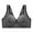 Black, variant on Penkiiy Women Bras 3-Pack Women Sexy Butterfly Back Top Bra Wire Free Underwears Base Vest Style Sports Lingerie Coffee Bras