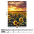 thumbnail image 4 of Fenyluxe Sunflowers Ideal Comfy Throw Blanket Soft Plush Blankets for All Seasons 50x60in, 4 of 6