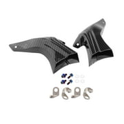 1 Pair Motorcycle Brake System Air Cooling Mounting Kit Replace Acc Plastic Bright Black