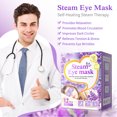 thumbnail image 4 of Hot Steam Eye Pads, Lavender Steam Eye Stickers Disposable Light Blocking Self Heating  for Home Use, 4 of 7