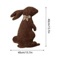 thumbnail image 2 of Wizlet 2026 New Easter Bunny Shaped Throw Pillow Rabbit Shaped Throw Pillow Bunny Plush Decorative Cushion for Sofa Couch Living Room Bedroom Home Car Office Decor 15.7 in - A, 2 of 5