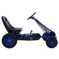 thumbnail image 2 of Topbuy Kids Go Kart Pedal Powered Tricycle Racing Ride On Bike Toy Scooter Trainer Trike Blue, 2 of 7
