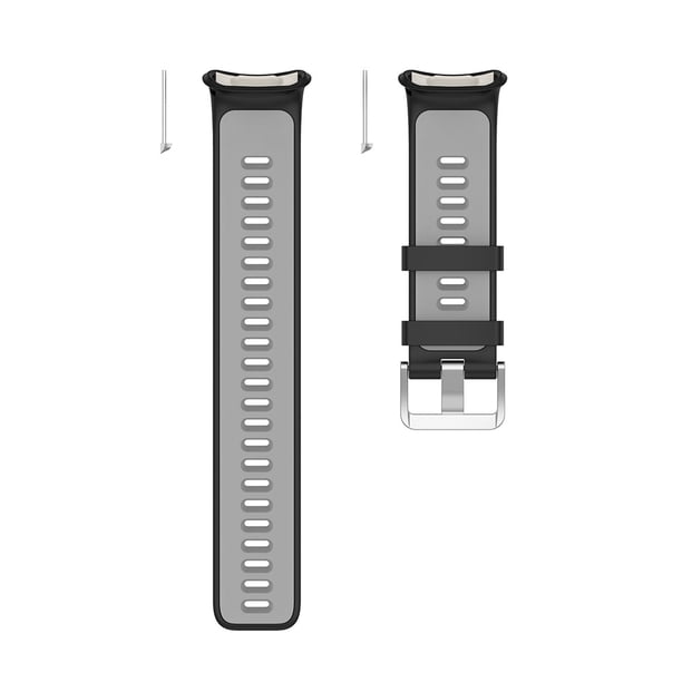 3uds. Correa de silicona para repuesto de banda de reloj Polar Vantage V2 (negro gris)