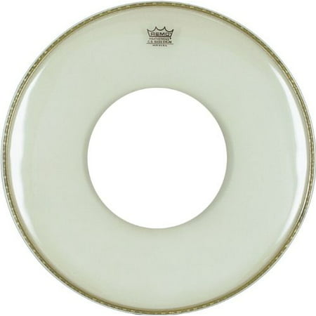 Controlled Sound Clear with Black Dot Bass Drum (Best Sounding Drum Heads)