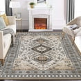 thumbnail image 1 of Vintage Boho Washable Rug 3ft x 5ft Persian Collection Area Rug for Living Room Bedroom, 1 of 10