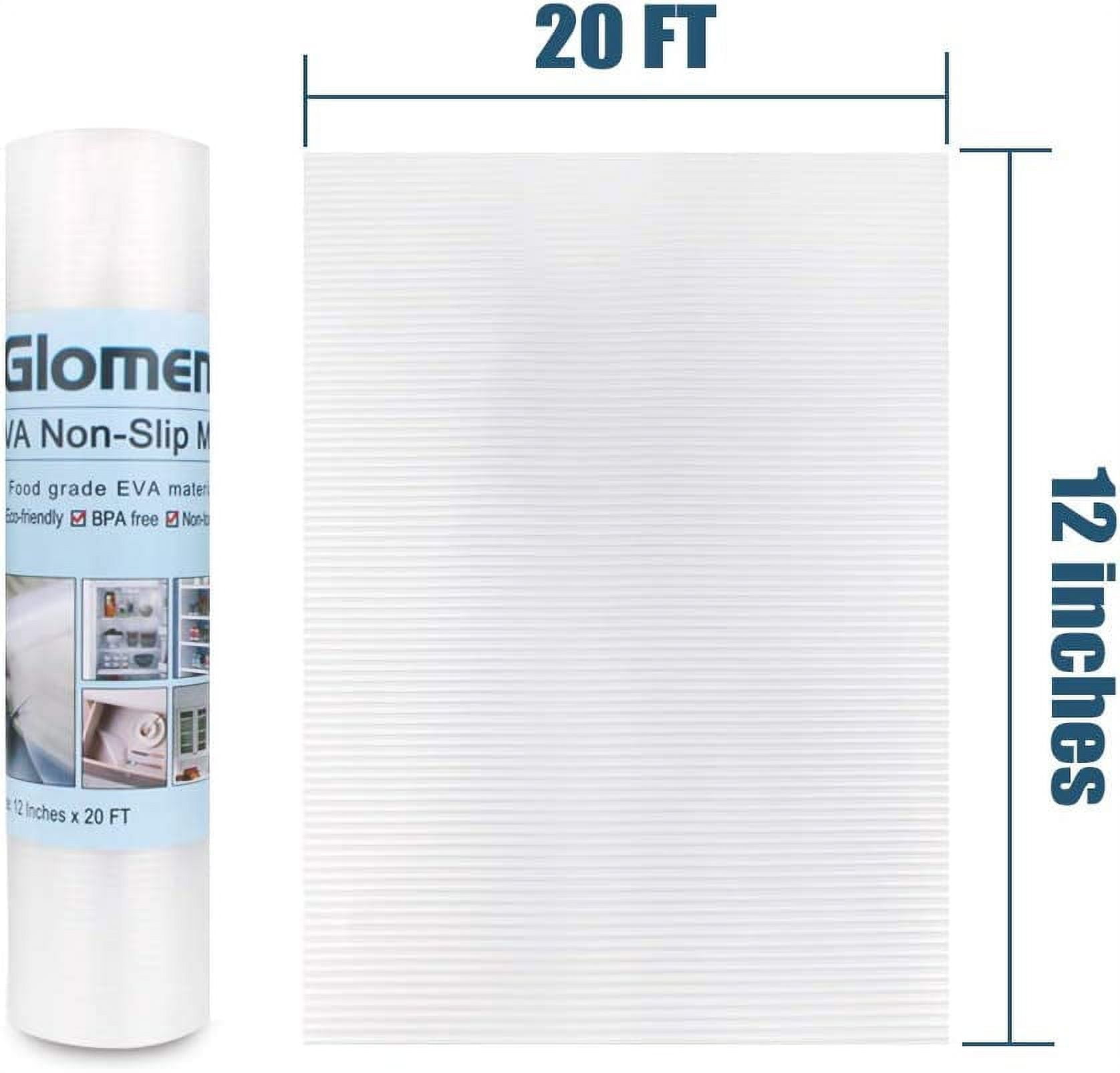 Glomen Shelf Liner, Non-Slip cabinet Liner, Washable Oil-Proof for
