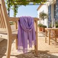 thumbnail image 4 of Lumtrix Women’s Scarf Soft Fall Winter Wrap 70.87 Inch Long Lightweight Shawl with Tassel Fashion Scarves D One Size, 4 of 5