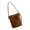 Chestnut color, variant on Eye Catching Convertible Shoulder Purse Spacious Retro Style Suedes Handbag