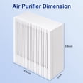 thumbnail image 4 of Air Purifiers for Allergies and Asthma,AILKIN Air Purifier for Bedroom Mini Air Purifier for Home,Dust,Pets,Office,Small Room,Portable Desktop Air Purifier for Smoke Odor,White, 4 of 7