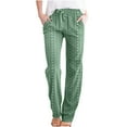 thumbnail image 2 of Teissuly Women's Comfortable Cropped Leisure Time Pants Color Sweatpants Yoga Pants, 2 of 6