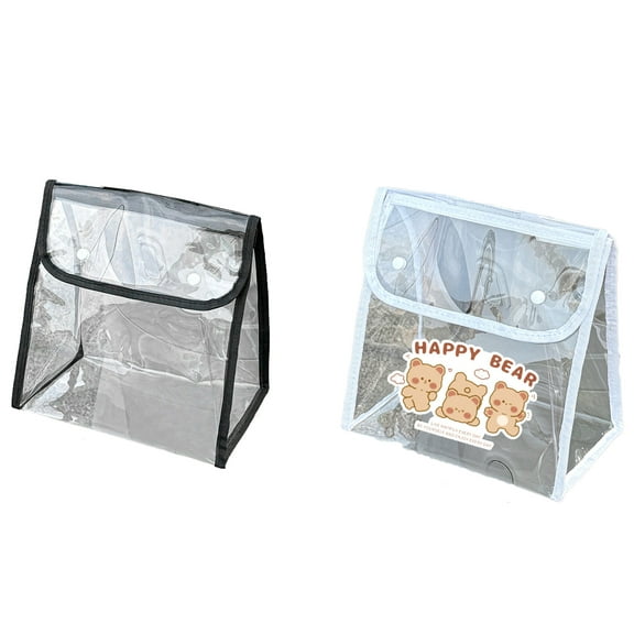 2Pcs Waterproof Electric Bike Front Storage Bags With Magnetic Buckles