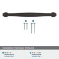 thumbnail image 4 of Amerock Enlivity 6-5/16 inch (160mm) Center-to-Center Oil-Rubbed Bronze Cabinet Pull, 4 of 6