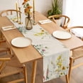 thumbnail image 3 of Eucalyptus Leaves Table Runner - 72 Inch Long, Kitchen Dining Table Runner Dresser Scarves, Farmhouse Retro Botanical Flowers Herbs Farmhouse Decor for Coffee Tables Wedding Party Banquet, 3 of 8