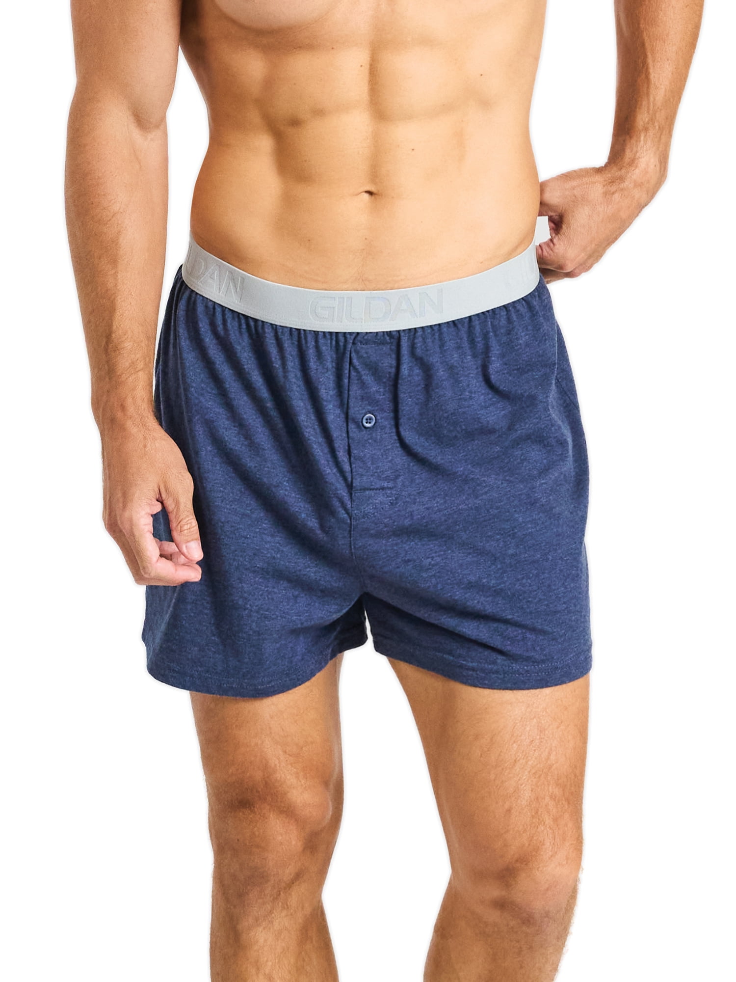 SoftStyle Men's Knit Boxer Underpants, 6-Pack, Sizes S-2XL