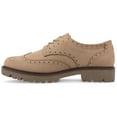 thumbnail image 2 of Journee Womens Claudiya Lug Outsole Almond Toe Oxford, Widths Available, 2 of 9