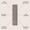 thumbnail image 3 of JONATHAN Y WASHABLE 2 x 8 Runner Rug, Kemer All-Over Persian - Beige/Red/Blue, WSH104C-28, 3 of 9