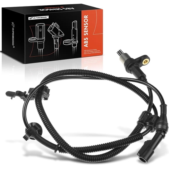 A-Premium ABS Wheel Speed Sensor Compatible with Ford F-250 1999 F-250 Super Duty 1999-2004 Excursion 2000-2005 RWD Front Passenger Side