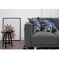 thumbnail image 3 of Ambesonne City Throw Pillow Cover 2 Pack, Downtown Hong Kong Night, 20", Multicolor, 3 of 5