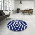 thumbnail image 4 of Ahgly Company Machine Washable Indoor Rectangle Transitional Light Steel Blue Area Rugs, 2' x 3', 4 of 7