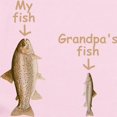 thumbnail image 2 of CafePress - My Fish, Grandpas Fish - Baby Light Bodysuit, Size Newborn - 24 Months, 2 of 4