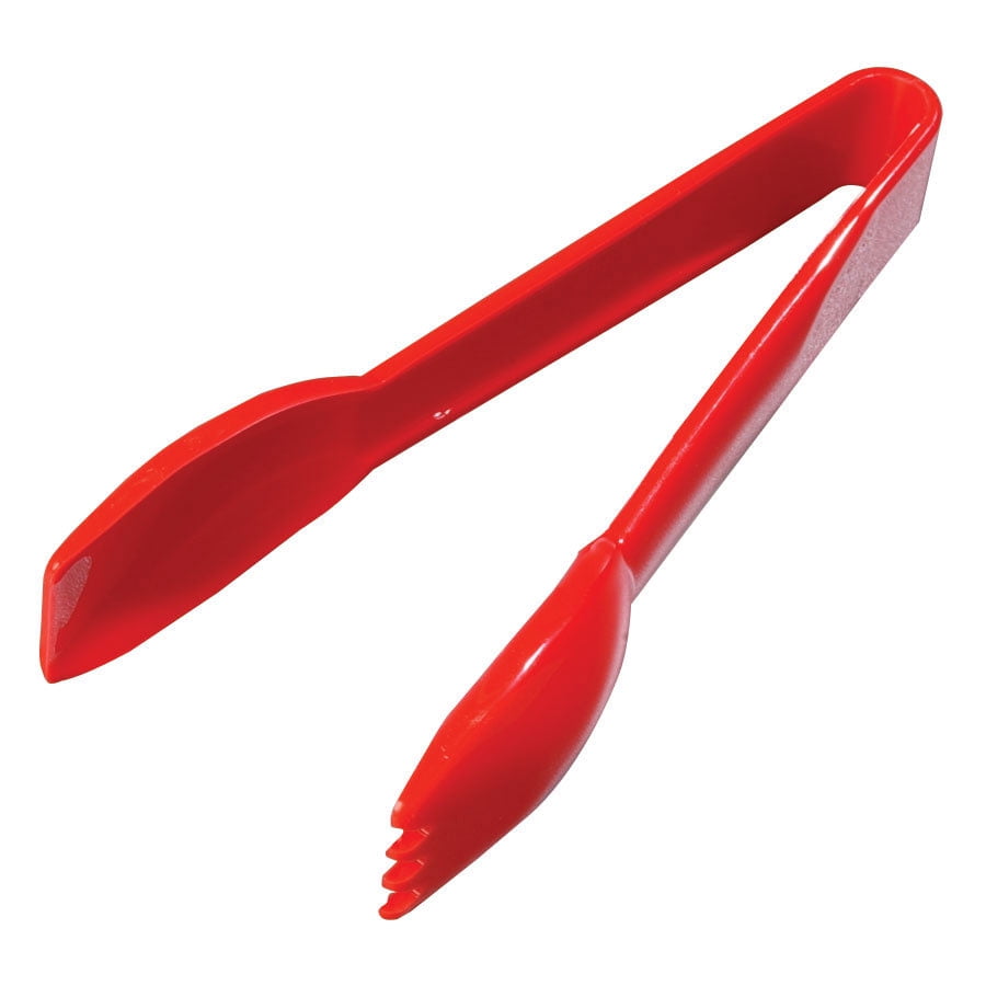 6 inch Pom Tong Red Polycarbonate
