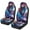 Cool Wolf Galaxy, variant on Yuyamidu Wolf Car Seat Covers Full Set of 2 Galaxy Vehicle Front Seats Covers Stretchy Washable Car Accessories Bucket Seat Cover