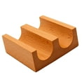 thumbnail image 2 of Soporte de madera para sushi, soporte para rollos de sushi, decoración, expositor de tacos 2 cuadrícula, 2 of 9
