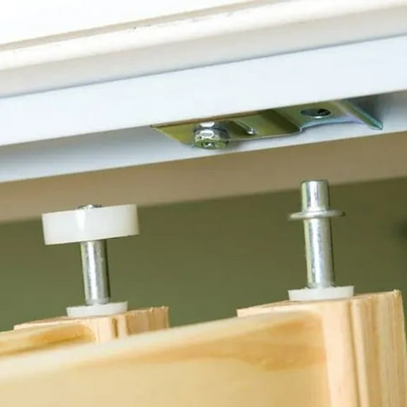 1Set Bifold Door Hardware Repair Kit Closet BiFold Sliding Door Accessories