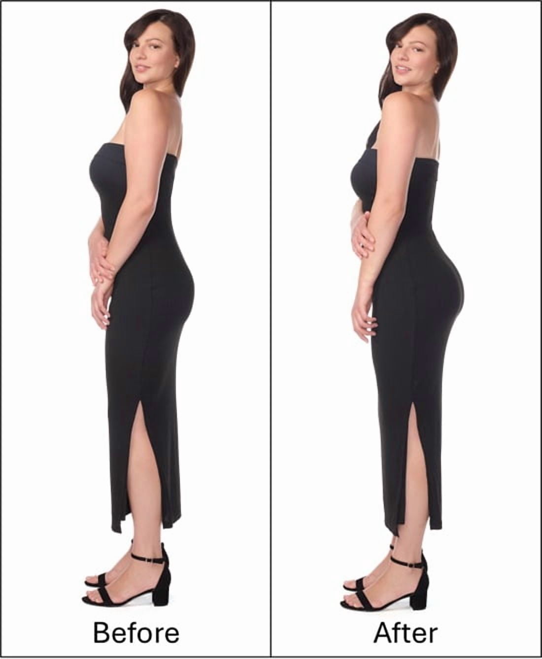 Cupid Women's Firm Control Shapewear, Padded Shaping Short, Sizes S-2XL