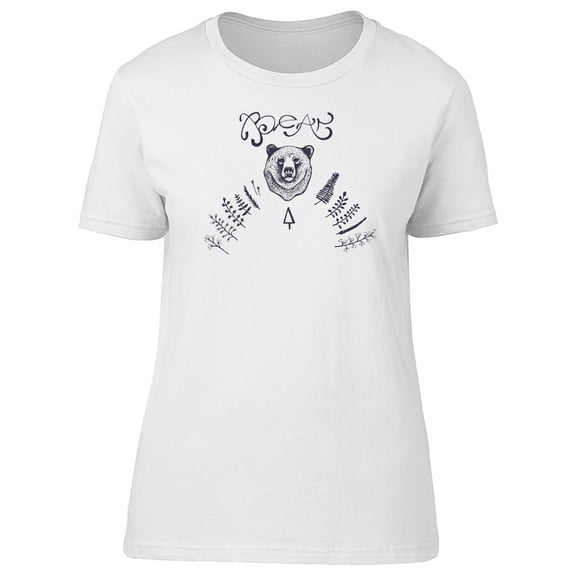 Bear With A Set Of Twigs T-Shirt Women -Image by Shutterstock, Female Small