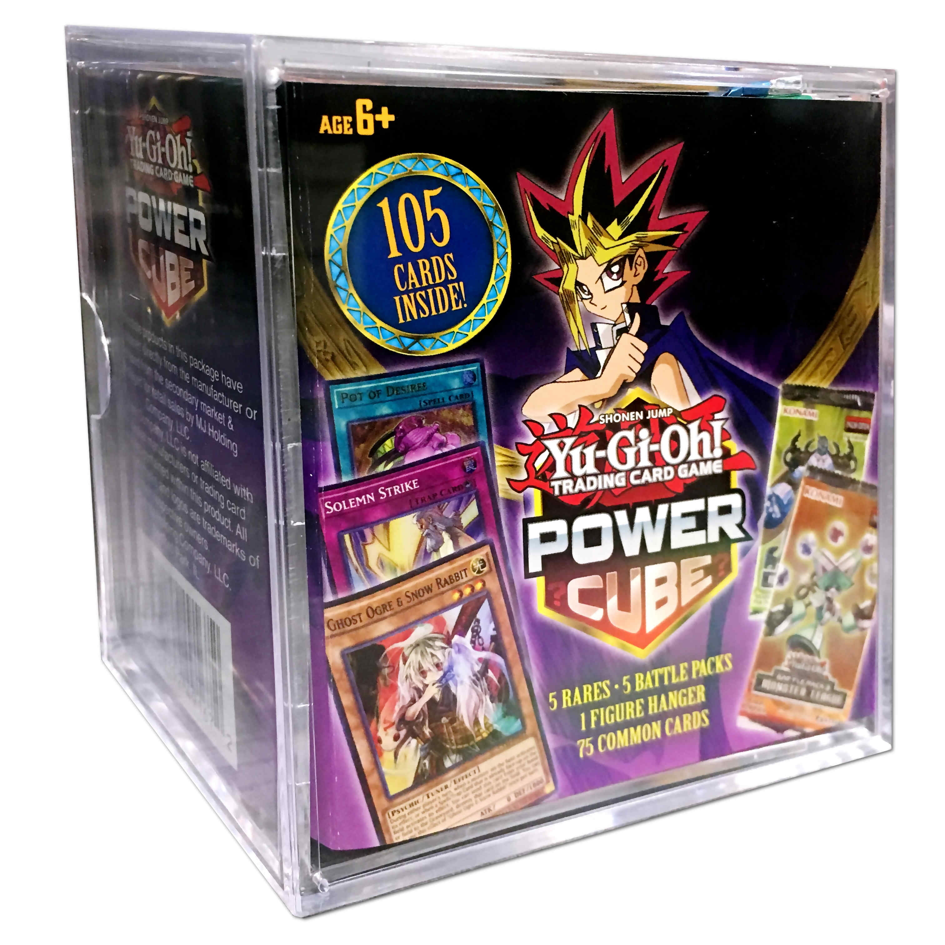 image 0 of Yu-Gi-Oh! Trading Card Game Power Cube 5 Rares - 5 Battle packs - 1 Figure Hanger - 75 Common Cards
