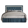 thumbnail image 5 of HMD Gianna Twin Tufted Upholstered Platform Bed, Denim Blue, 5 of 5