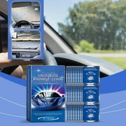 Car Windshield Washer Fluid Concentrate Tablets Solid Windshield Effervescent Wiper Tablet for Car Room Kitchen Window Glass Cleaning