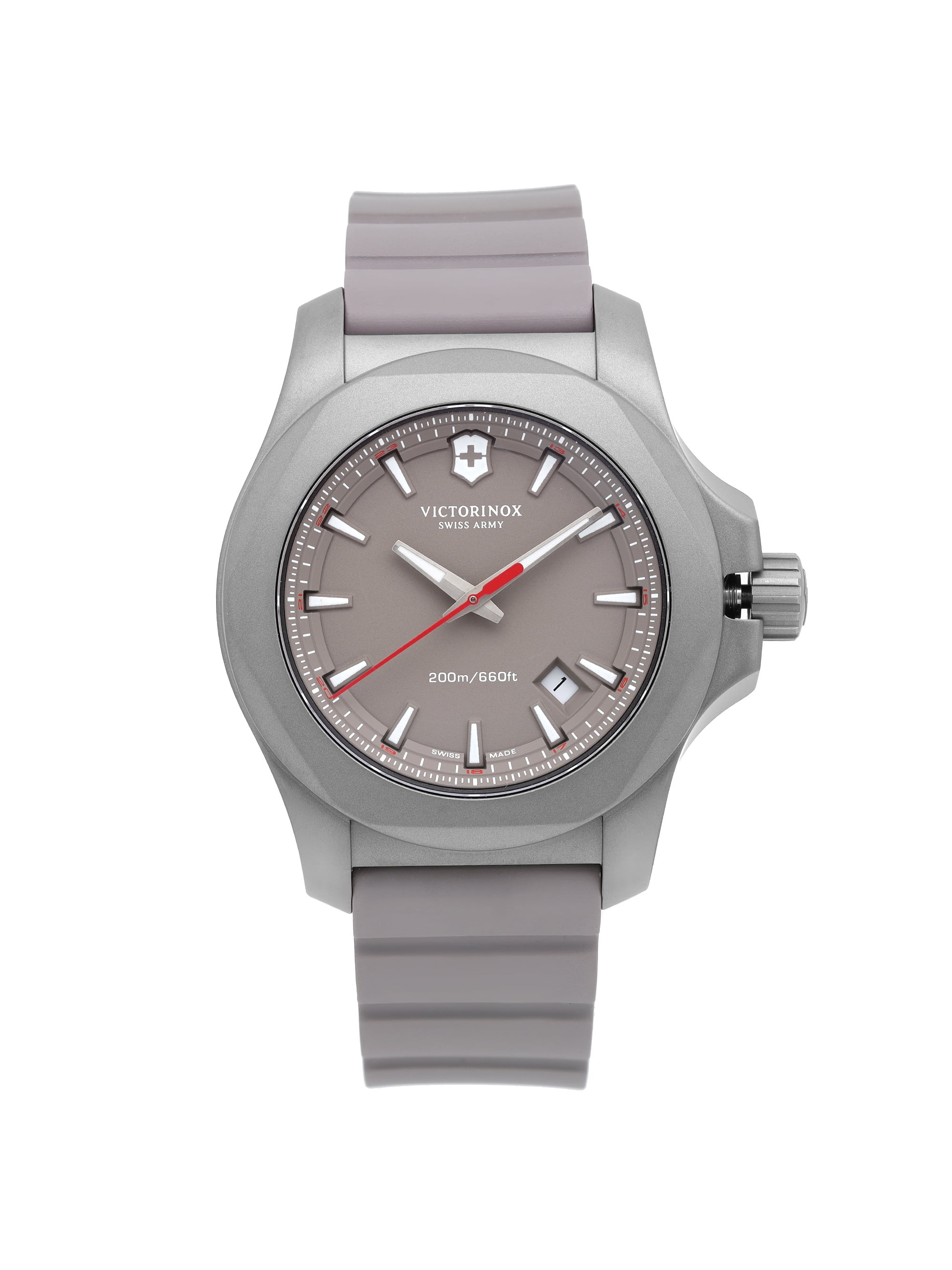 SW Victorinox Swiss Army I.N.O.X. 43mm Titanium Gray Dial Quartz Mens