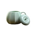 thumbnail image 1 of Bewildely Tazas de café de calabaza de Halloween de 300ml, taza de té de la leche de cerámica con tapa, cuenco, decoración, vasos de agua, regalo de Juegos de servir café y té cian Bewildely HA081368-01, 1 of 6