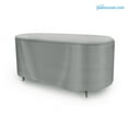 thumbnail image 2 of Patio Small Waterproof Oval Table Cover - Outdoor Patio Table Washable - Heavy Duty Furniture 60 Inch Oval Table Cover, 2 of 5