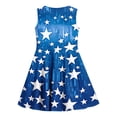 thumbnail image 5 of Cethrio Summer Dresses for Girls 2025, A-Line Sleeveless Party Dancewear Casual Dresses Light Blue Size 7-8 T, 5 of 5