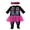 Black-1, variant on Halloween Outfits for Baby Girls Long Sleeve Romper Jumpsuit with Tutu Skirts Baby Skeleton for Toddler Girls Size 3M-24M