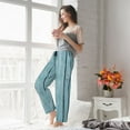 thumbnail image 5 of Vsdgher Turquoise Wooden1 Women’s Womens Pajama Pants, Lounge Wide Leg PantsLounge Pants,Sleep Bottoms, Lounge for Women-Medium, 5 of 6