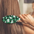thumbnail image 3 of Bear & Winter Theme Paddle Brush - Gentle Scalp Massage for Women/Men - Compact Everyday Styling Tool - Wild Forest Pattern, 3 of 4