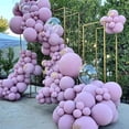 thumbnail image 4 of Purple Balloons 110 Pcs Pastel Purple Balloon Garland Kit Different Sizes 5 10 12 18 Inch Light Purple Balloons for Baby Shower Wedding Party Decorations, 4 of 18