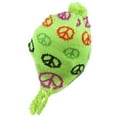 thumbnail image 2 of Top Headwear Peruvian Chullo Hat - Peace - Neon Green, 2 of 2