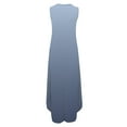 thumbnail image 4 of LOVZFMLL Dresses Women's Sleeveless V-Neck Solid Color Pocket Makings Dress, 4 of 5