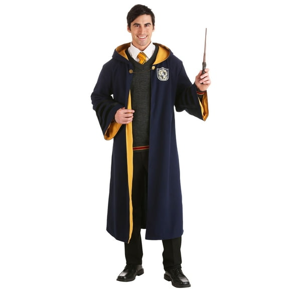 Vintage Harry Potter Hogwarts Hufflepuff Adult Robe