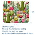 thumbnail image 5 of Cactus Desk Pad Mousepad Gaming Mouse Pad, Square 8.3x9.8 Inch Non-Slip Rubber Bottom Printed, Suitable for Office and Gaming, 5 of 6