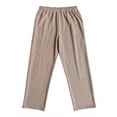 thumbnail image 6 of Men's Jogger Pants Elastic Waist Button Fly Loose Fit Solid Color Casual Sweatpants Lounge Trousers with Pockets, 6 of 7