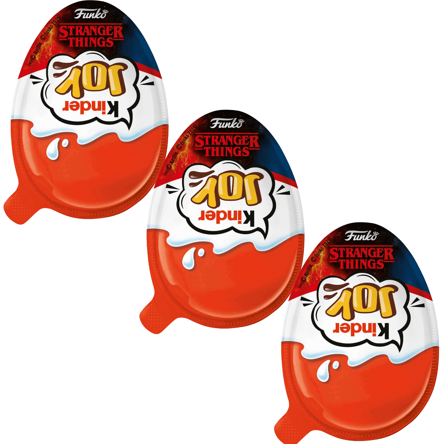Kinder Joy egg STRANGER THINGS Edition -Made in Europe- 3 pc